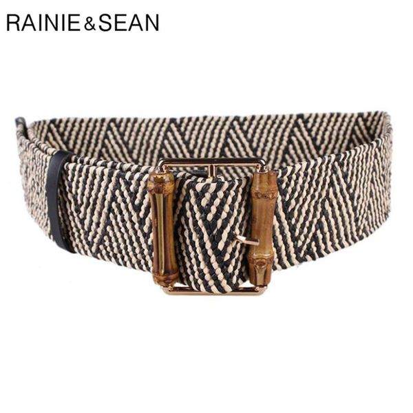 rainie sean braided belt women wide waistband bamboo buckle ladies belts for dresses black striped ethnic retro female belt, Black;brown
rainie sean braided belt women wide waistband bamboo buckle ladies belts for dresses black striped ethnic retro female belt, Black;brown
