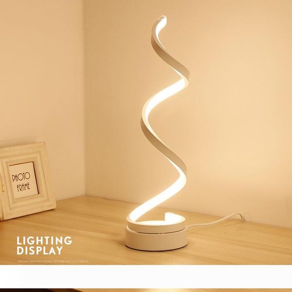 brelong spiral led table lamp, curved led table lamp warm white light, smart acrylic material, very suitable 10162
brelong spiral led table lamp, curved led table lamp warm white light, smart acrylic material, very suitable 10162