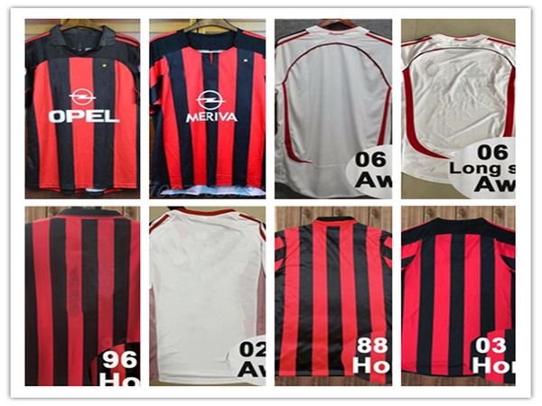 long sleeve 06 07 retro shirts home 96 97 gullit soccer jersey 01 02 03 maldini van basten football ronaldo kaka inzaghi 1988ac milan 2009, Black;yellow
long sleeve 06 07 retro shirts home 96 97 gullit soccer jersey 01 02 03 maldini van basten football ronaldo kaka inzaghi 1988ac milan 2009, Black;yellow