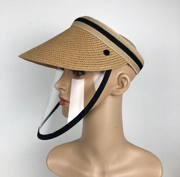 grass sun hat with protective mask face shields anti saliva full face cover grass hats empty sun caps fashion tennis cap znmb#, Blue;gray
grass sun hat with protective mask face shields anti saliva full face cover grass hats empty sun caps fashion tennis cap znmb#, Blue;gray