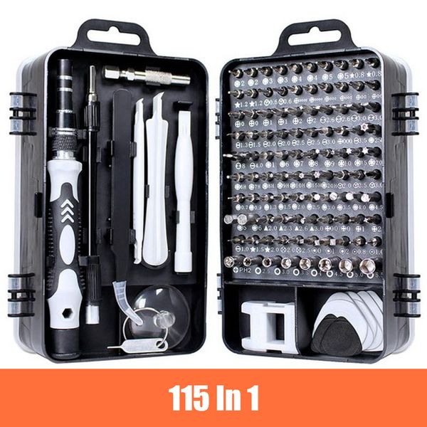 115 in 1 mini precision screwdriver set chrome vanadium steel screwdriver set, clock, mobile phone, device repair hand tool
115 in 1 mini precision screwdriver set chrome vanadium steel screwdriver set, clock, mobile phone, device repair hand tool