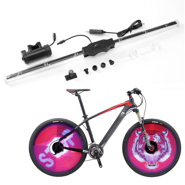 64 led rgb bicycle wheel spoke light waterproof programmable diy light bike smart lamp double-sided display pattern
64 led rgb bicycle wheel spoke light waterproof programmable diy light bike smart lamp double-sided display pattern