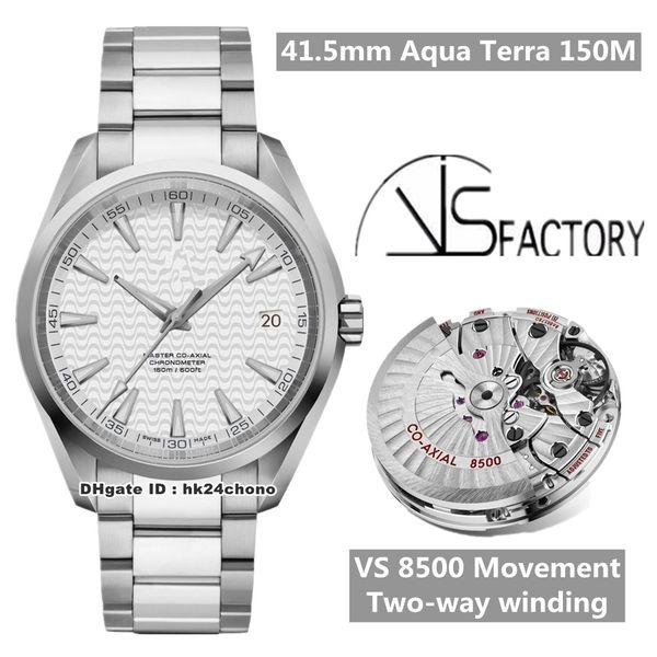 version vs 41.5mm aqua terra 150m cal.8500 automatic men's watch 231.10.42.21.02.006 silver dial stainless steel bracelet gents watches, Slivery;brown
version vs 41.5mm aqua terra 150m cal.8500 automatic men's watch 231.10.42.21.02.006 silver dial stainless steel bracelet gents watches, Slivery;brown