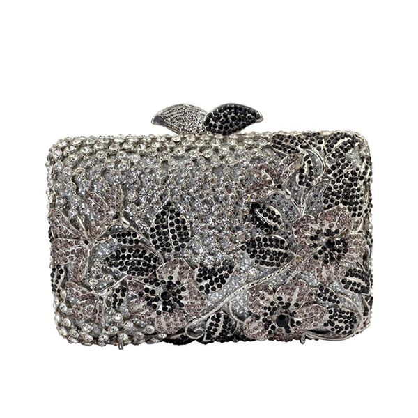 metallic wedding purse hollow out clutches shoulder bag flower women rhinestone party bag metal crystal clutch
metallic wedding purse hollow out clutches shoulder bag flower women rhinestone party bag metal crystal clutch