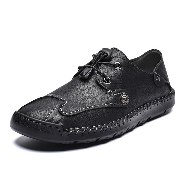 fashion men loafers classic style men casual shoes size 39-48 genuine leather shoes outdoor flat moccasins %, Black
fashion men loafers classic style men casual shoes size 39-48 genuine leather shoes outdoor flat moccasins %, Black