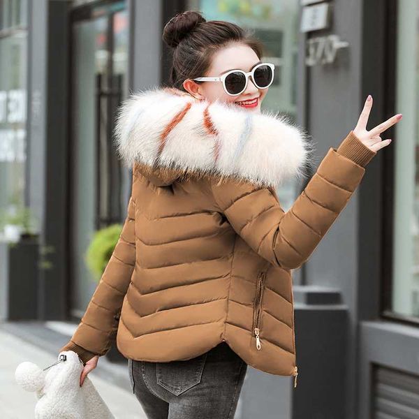 women's jacket winter coat women parkas slim woman coats bright colors jackets for women fur collar female jacket, Black
women's jacket winter coat women parkas slim woman coats bright colors jackets for women fur collar female jacket, Black