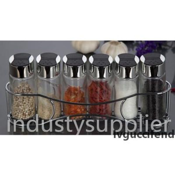 6pcs flavor glass spice bottle tanks seasoning box sealed spice tank for pepper shakers kitchen seasoning spice bottle racks kitchentools
6pcs flavor glass spice bottle tanks seasoning box sealed spice tank for pepper shakers kitchen seasoning spice bottle racks kitchentools