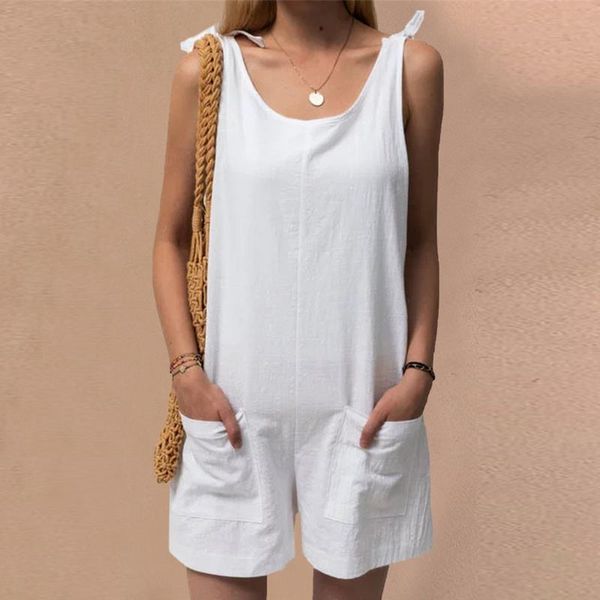 women rompers summer casual loose sleeveless jumpsuit solid colors packet uspenders bib short wide leg playsuits overalls#g3, Black;white
women rompers summer casual loose sleeveless jumpsuit solid colors packet uspenders bib short wide leg playsuits overalls#g3, Black;white