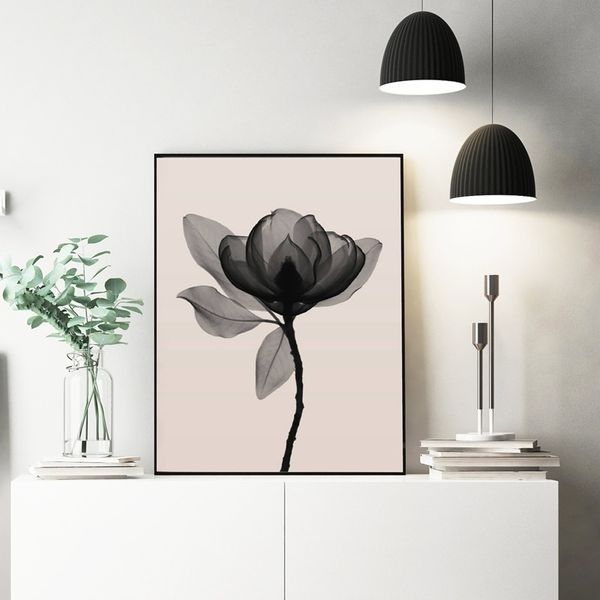 black and white magnolia flower canvas painting minimalist wall art poster prints nordic wall picture for living room modern home decor
black and white magnolia flower canvas painting minimalist wall art poster prints nordic wall picture for living room modern home decor