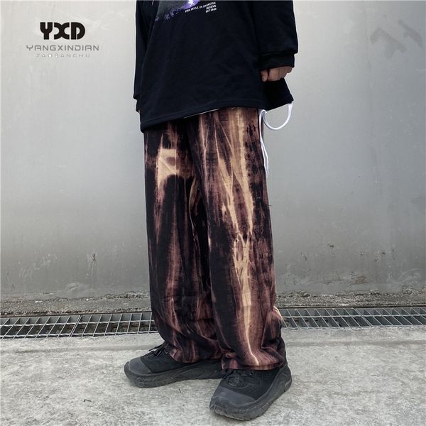 men clothing tie dyed cotton linen trousers man gradient streetwear hip hop pants mens fashion loose casual pants track, Black
men clothing tie dyed cotton linen trousers man gradient streetwear hip hop pants mens fashion loose casual pants track, Black