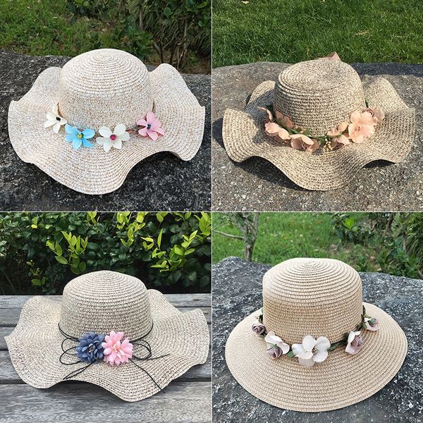 new ladies outdoor sunshade flower straw sunshade sunscreen sunscreen summer beach hat foldable hat, Blue;gray
new ladies outdoor sunshade flower straw sunshade sunscreen sunscreen summer beach hat foldable hat, Blue;gray