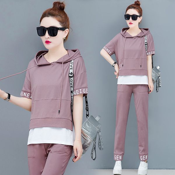 plus size two piece black pink outfits set for women tracksuits hooded and pants suits 2020 summer sportswear co-ord sets, White
plus size two piece black pink outfits set for women tracksuits hooded and pants suits 2020 summer sportswear co-ord sets, White