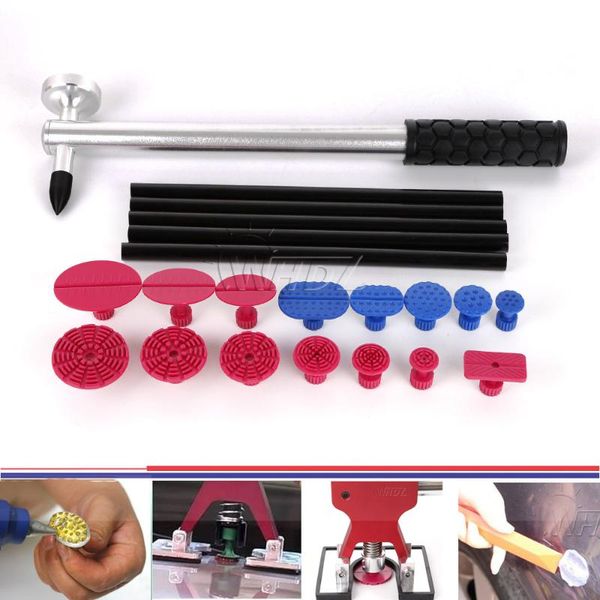 whdz pdr dent hail hammer & red blue plastic auto dent repair tabs glue puller tabs for car tools
whdz pdr dent hail hammer & red blue plastic auto dent repair tabs glue puller tabs for car tools