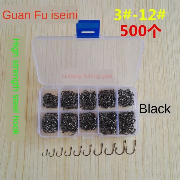 500 large ten-grid boxed fish black holes iseni hooks bulk with pipes with barbed fish hooks big fishing gear ten fishing gear gear
500 large ten-grid boxed fish black holes iseni hooks bulk with pipes with barbed fish hooks big fishing gear ten fishing gear gear