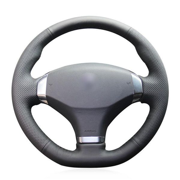 for peugeot 408 2013 car hand-sewn steering wheel cover black artificial leather
for peugeot 408 2013 car hand-sewn steering wheel cover black artificial leather