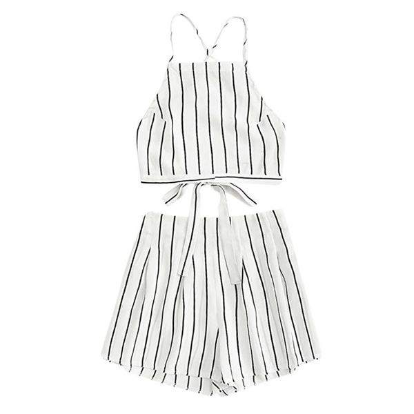 2pcs set womens jogger bra crop tank vest+shorts pants 2020 ladies jogging striped two pieces tracksuit set, White
2pcs set womens jogger bra crop tank vest+shorts pants 2020 ladies jogging striped two pieces tracksuit set, White