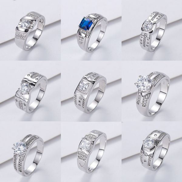 direct sales of european and american crossborder selling micro inlaid rings for men and women, Golden;silver
direct sales of european and american crossborder selling micro inlaid rings for men and women, Golden;silver
