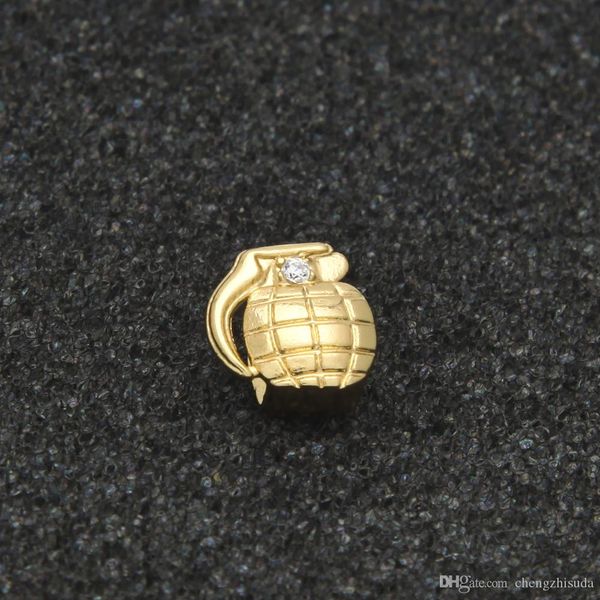 new custom fit gold plated hip hop single grenade tooth grillz cap & bottom grill gold teeth caps, Black
new custom fit gold plated hip hop single grenade tooth grillz cap & bottom grill gold teeth caps, Black