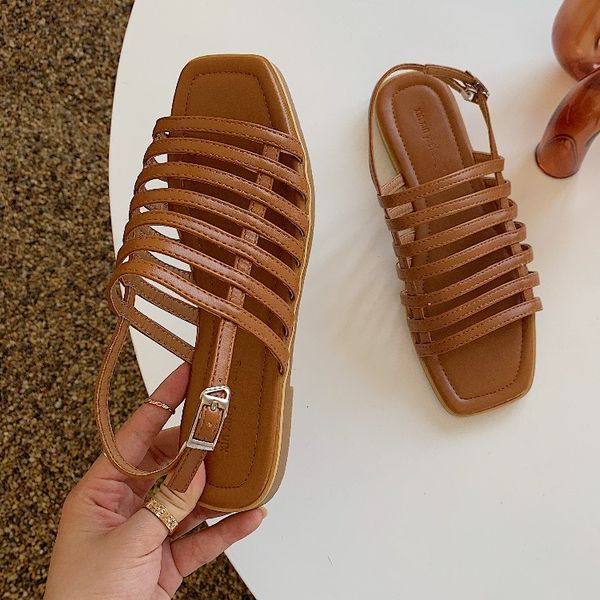 fashion womens shoes 2020 low sandals woman leather summer heels open toe suit female beige buckle strap luxury low-heeled, Black
fashion womens shoes 2020 low sandals woman leather summer heels open toe suit female beige buckle strap luxury low-heeled, Black