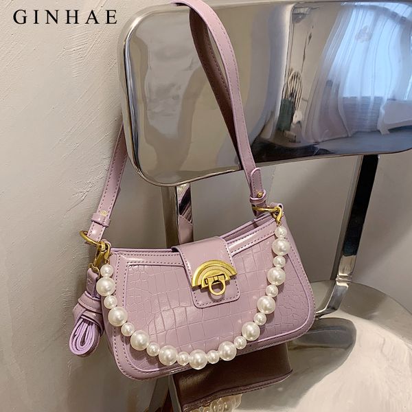 vintage soft pu leather baguette shape bag female pearl handle shoulder bags fashion alligator handbag women crossbody bags
vintage soft pu leather baguette shape bag female pearl handle shoulder bags fashion alligator handbag women crossbody bags