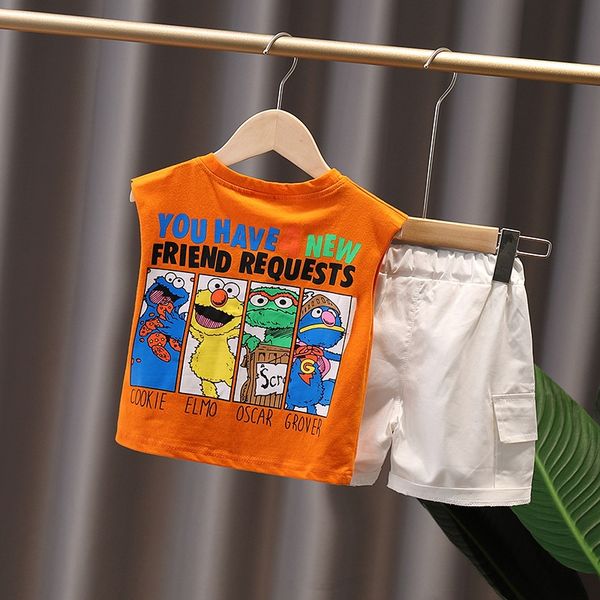 boy set 2020 new boy baby 1-2-3 summer wear 5-year-old children's sports sleeveless two-piece vest vest set
boy set 2020 new boy baby 1-2-3 summer wear 5-year-old children's sports sleeveless two-piece vest vest set