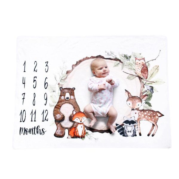 100x75cm infant baby milestone blanket girl boy newborn pgraphy props monthly shower blanket swaddle
100x75cm infant baby milestone blanket girl boy newborn pgraphy props monthly shower blanket swaddle