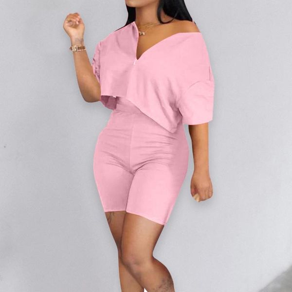 new casual tracksuit 2 piece set crop + pants short sleeve deep v-neck summer cloth for women outfits solid 6 color, White
new casual tracksuit 2 piece set crop + pants short sleeve deep v-neck summer cloth for women outfits solid 6 color, White