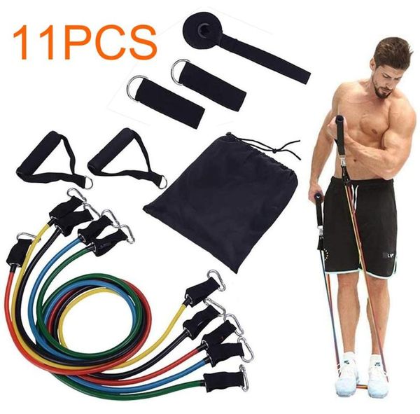 11pcs/set pull rope fitness exercises resistance bands latex tubes pedal excerciser body training workout yoga elastic pull rope
11pcs/set pull rope fitness exercises resistance bands latex tubes pedal excerciser body training workout yoga elastic pull rope