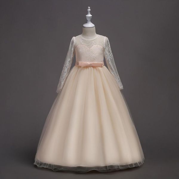 elegant ball gown flower girls dresses for weddings sheer neck long sleeves applique lace tulle children wedding dresses girls pageant dress, Red;yellow
elegant ball gown flower girls dresses for weddings sheer neck long sleeves applique lace tulle children wedding dresses girls pageant dress, Red;yellow