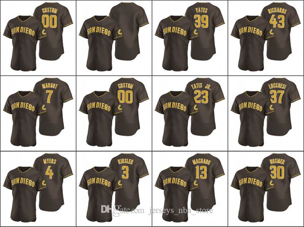 san diego padres #13 manny machado 23 fernando tatis jr. 39 yates men women youth custom brown authentic 2020 alternate jersey, Blue;black
san diego padres #13 manny machado 23 fernando tatis jr. 39 yates men women youth custom brown authentic 2020 alternate jersey, Blue;black