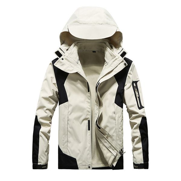 outdoor jackets&hoodies mens womens hiking jacket 3 in 1waterproof windproof thick warm sport coat male female camping hunting gcc081, Blue;black
outdoor jackets&hoodies mens womens hiking jacket 3 in 1waterproof windproof thick warm sport coat male female camping hunting gcc081, Blue;black