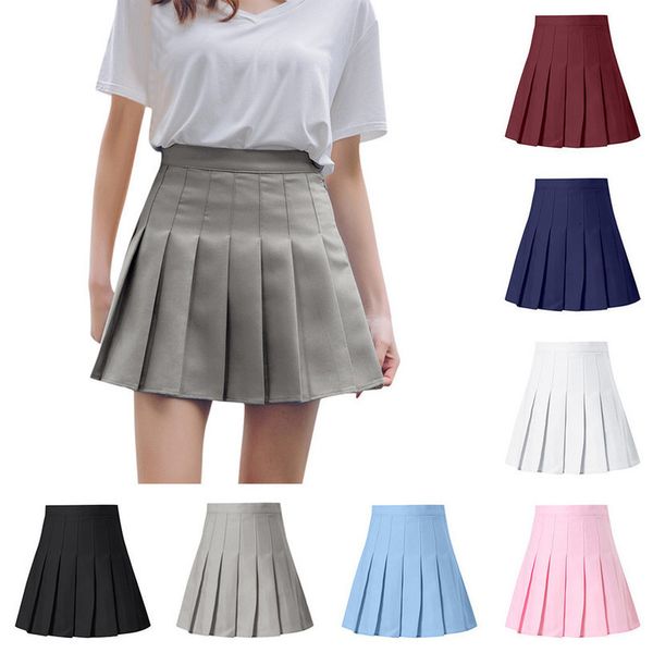 elegant women fashion summer high waist pleated skirt wind cosplay skirt kawaii female mini skirts short under it 2020, Black
elegant women fashion summer high waist pleated skirt wind cosplay skirt kawaii female mini skirts short under it 2020, Black
