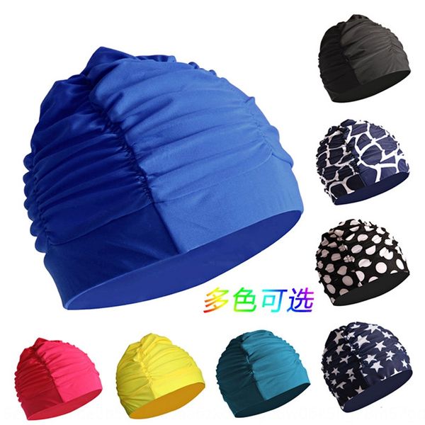 korean fashion solid color pleated for children and adults universal swimming cap swimming cap large size long hair comfortable
korean fashion solid color pleated for children and adults universal swimming cap swimming cap large size long hair comfortable