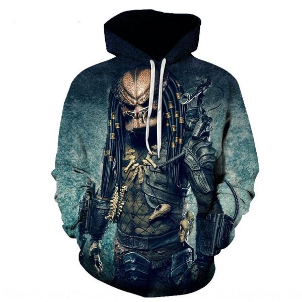 2019 popular new cool game character printing sweater digital digital trendy hooded sweater, Black
2019 popular new cool game character printing sweater digital digital trendy hooded sweater, Black