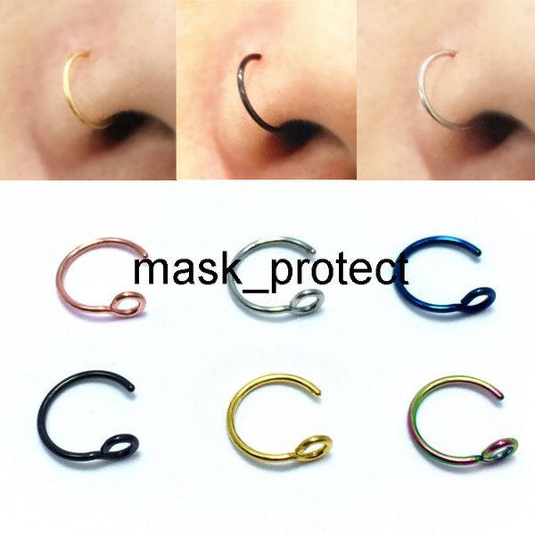 stainless titanium steel vacuum electroplating does not fade fake ring nose nail, Golden;white
stainless titanium steel vacuum electroplating does not fade fake ring nose nail, Golden;white