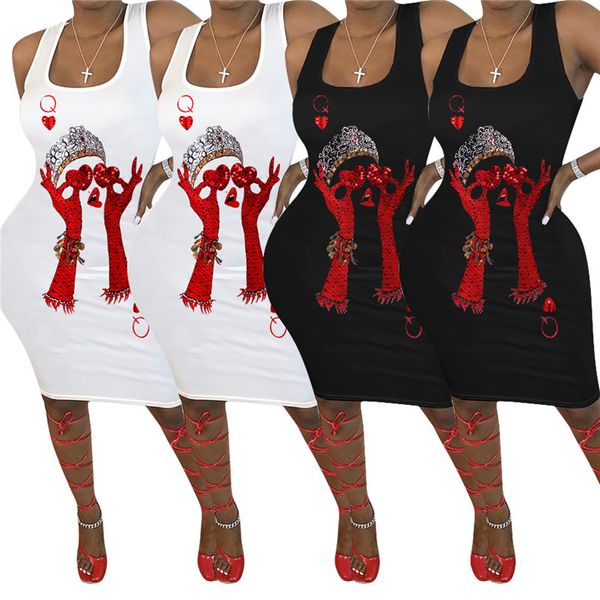 summer womens designer bodycon dress scoop neck poker girl pattern print pencil dress fashion ladies clothes, Black;gray
summer womens designer bodycon dress scoop neck poker girl pattern print pencil dress fashion ladies clothes, Black;gray