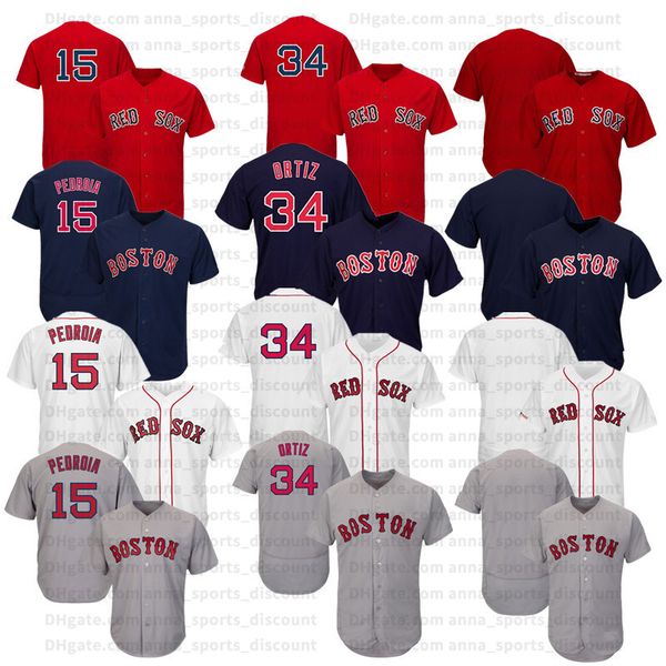 2020 new baseball uniform red sox 15 34 blank embroidery version jersey series comfortable and loose breathable t-shirt, Blue;black
2020 new baseball uniform red sox 15 34 blank embroidery version jersey series comfortable and loose breathable t-shirt, Blue;black