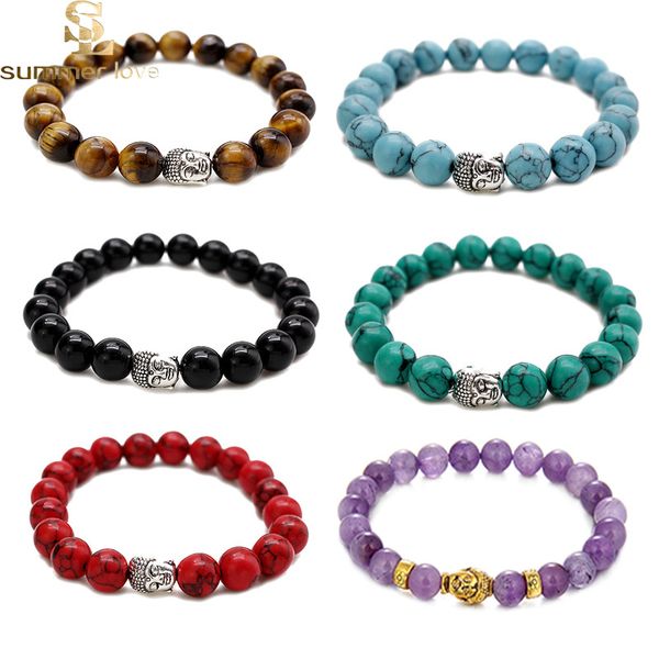 8mm 10mm round beads bracelet gold buddha natural stone purple quartz tiger eye bracelet for women stretch beaded bracelets, Black
8mm 10mm round beads bracelet gold buddha natural stone purple quartz tiger eye bracelet for women stretch beaded bracelets, Black