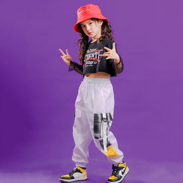 kids ballroom hip hop clothing sweatshirt crop long sleeve black t shirt split pants girls jazz dance costume clothes wear, Black;red
kids ballroom hip hop clothing sweatshirt crop long sleeve black t shirt split pants girls jazz dance costume clothes wear, Black;red
