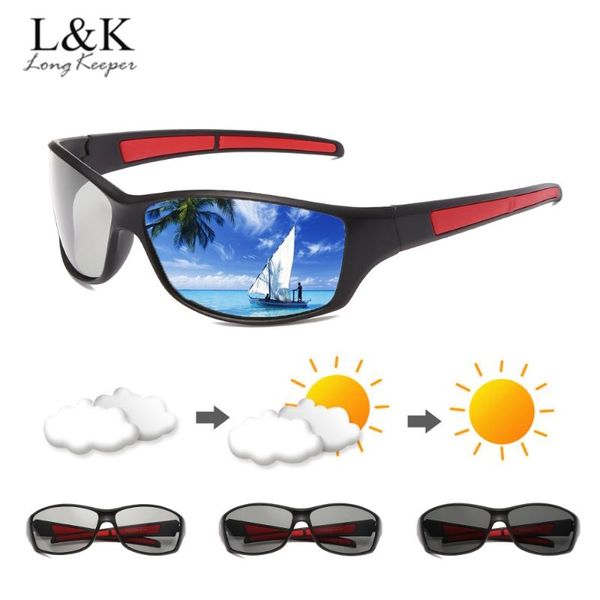 men pchromic sunglasses 2020 color changing polarized driving sun glasses male chameleon black sports goggles oculos uv400, White;black
men pchromic sunglasses 2020 color changing polarized driving sun glasses male chameleon black sports goggles oculos uv400, White;black
