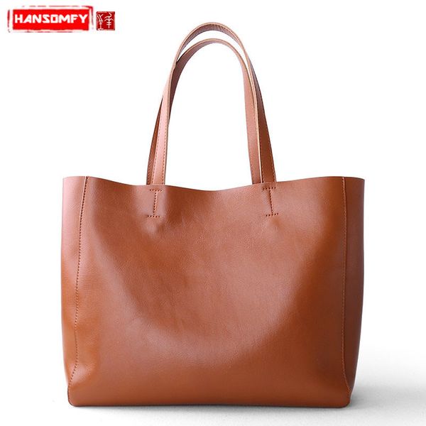 2020 new women handbags genuine leather shoulder bag large capacity commuter tote bag first layer cowhide fashion simple female
2020 new women handbags genuine leather shoulder bag large capacity commuter tote bag first layer cowhide fashion simple female