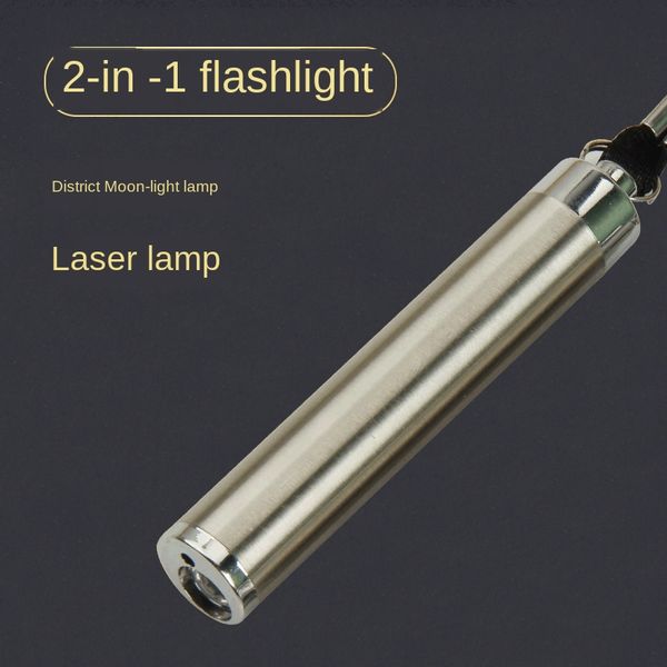 new two-in-one double lamp flash led outdoor ing bright moon infrared flash indicator light indicator light