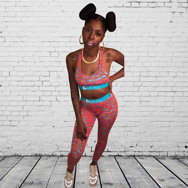 women ethika bra tracksuit sleeveless bras vest + pants legging 2 piece set summer outfits fitness gym sportswear crop, Gray
women ethika bra tracksuit sleeveless bras vest + pants legging 2 piece set summer outfits fitness gym sportswear crop, Gray