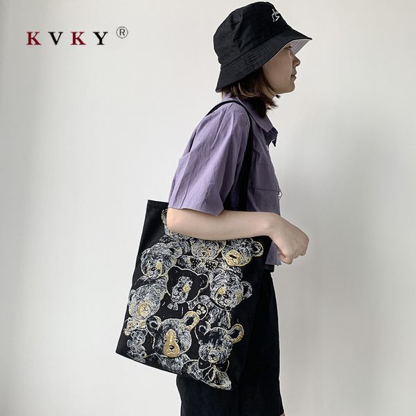 women canvas cartoon print tote bag female handbags eco reusable cloth shopping bag ladies large capacity casual shopper
women canvas cartoon print tote bag female handbags eco reusable cloth shopping bag ladies large capacity casual shopper
