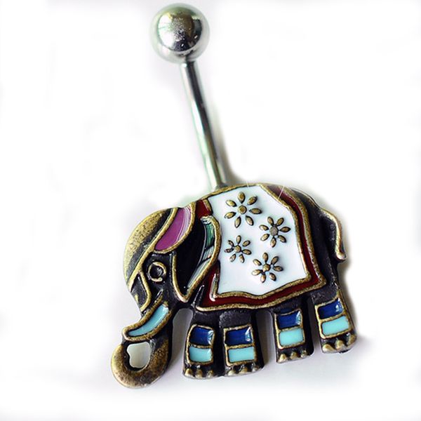 d0703 (2 colors ) new belly rings elephant dangle belly button rings body piercing navel rings stainless steel bars body jewelry, Silver
d0703 (2 colors ) new belly rings elephant dangle belly button rings body piercing navel rings stainless steel bars body jewelry, Silver