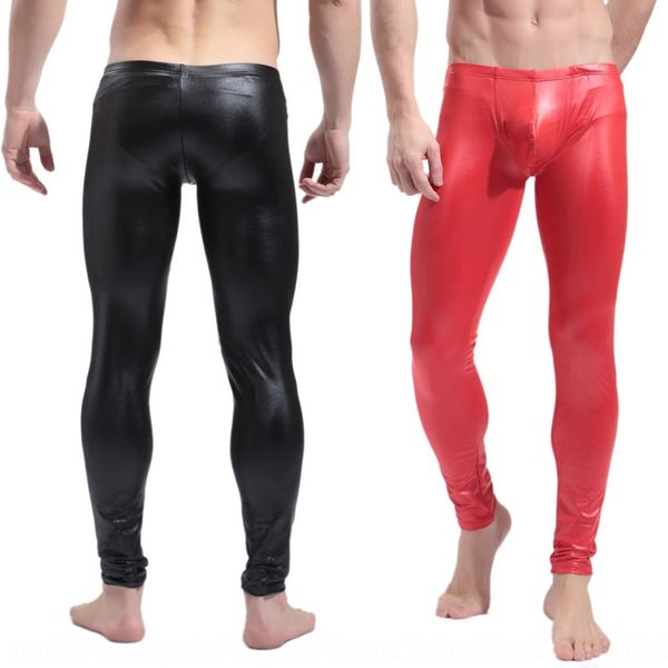men's fun patent stage tight trousers leather trousers performance night show tight pants bright imitation leather pants, Black;white
men's fun patent stage tight trousers leather trousers performance night show tight pants bright imitation leather pants, Black;white