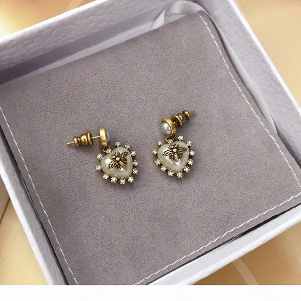 l explosion small bee love pearl diamond designer earrings luxury designer jewelry women earrings, Golden
l explosion small bee love pearl diamond designer earrings luxury designer jewelry women earrings, Golden