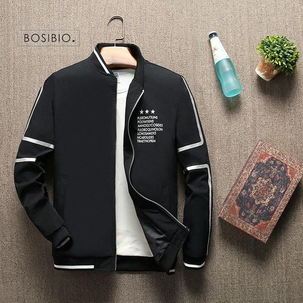 bosibio 2019 spring summer jacket men stand collar fashion thin zipper coat male slim print baseball jacket bomber m-4xl lh-5, Black;brown
bosibio 2019 spring summer jacket men stand collar fashion thin zipper coat male slim print baseball jacket bomber m-4xl lh-5, Black;brown