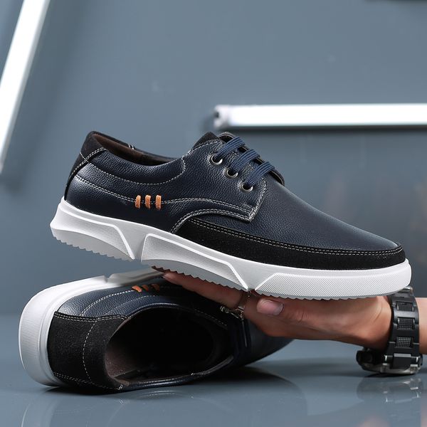 size39-48 large size sneaker shoes leisure hiking shoes lace-up casual flats heel shoes business sport footwears male travel sneaker z198, Black
size39-48 large size sneaker shoes leisure hiking shoes lace-up casual flats heel shoes business sport footwears male travel sneaker z198, Black