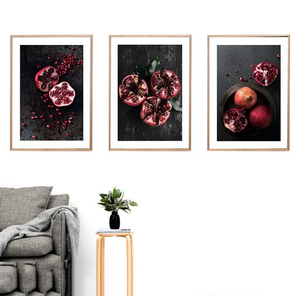 red pomegranate fruit canvas poster nordic wall art print painting modern decorative picture living room decoration
red pomegranate fruit canvas poster nordic wall art print painting modern decorative picture living room decoration